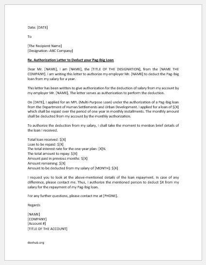 authorization letter tagalog|authorization letter for pag ibig.